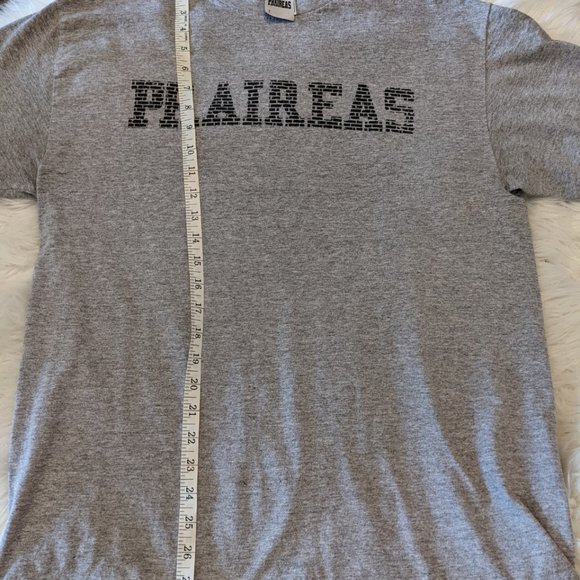 Praireas - Mens Large T Shirt - Grey - Picture 4 of 4